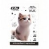 Картон белый мелованный двусторонний CATS&DOGS, А4, 10 листов, 180 г/м2