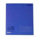 Тетрадь ученическая общая KIDS MONOCHROME ZB.1705-03, 48 л., клетка, т.синий