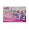 Альбом для малювання KIDS Line UNICORN ZB.1440-07, А4, 20 арк., на пружині, фіолетовий