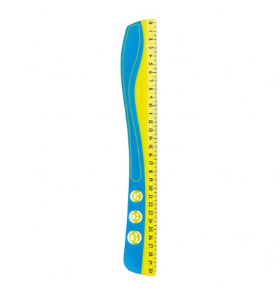 Линейка пластиковая KIDY'GRIP MP.278510, 30см, ассорти