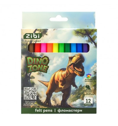 Фломастеры, 12 к., DINO ZB.2825