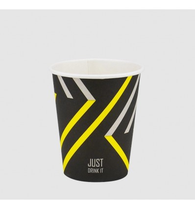 Стакан бумажный, 270мл, "Just Drink", BUROCLEAN 50штуп (1080059)
