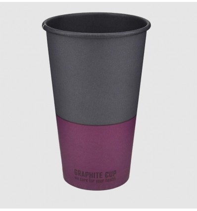 Стакан бумажный, 500мл, "GRAPHITE CUP", BUROCLEAN 50штуп (1080047)