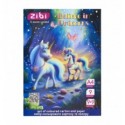 Набор цветного картона и бумаги UNICORN ZB.1968-07, А4, 9 л. картона + 9 л. бумагу
