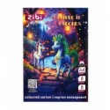 Картон кольоровий двосторонній (целюлозний) UNICORN, А4, 8 кольорів - 8 аркушів, 200 г/м2
