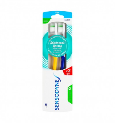Sensodyne Щетка зубная Заботливый уход мягкая 2шт