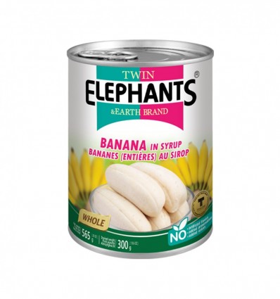 Бананы Elephant целы в сиропе 565г