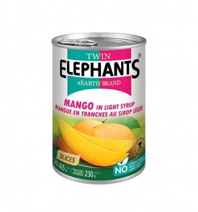 Манго Elephant нарізані слайсами в легкому сиропі 425г