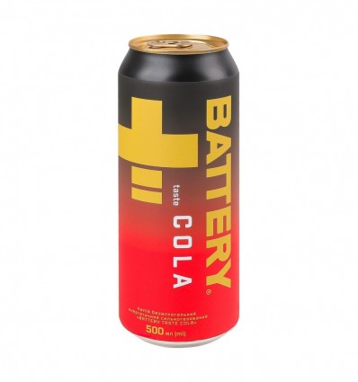 Battery Напиток taste Cola безалкогольный энергетический сильногазированный бан.0.5л