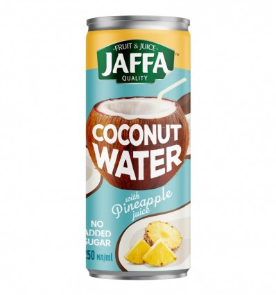 Вода кокосовая Jaffa стерилизована с соком ананаса 0.25л