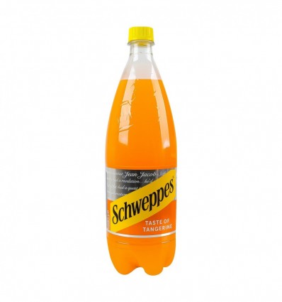 Напиток безалкогольный Schweppes Вкус мандарин сильногазированный сокосодержащий на ароматизаторах 1