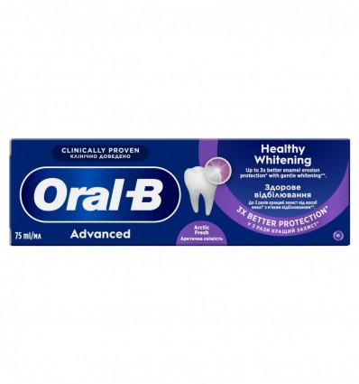 Oral-B Паста зубная Advanced Здоровое отбеливание Арктическая свежесть 0.075л