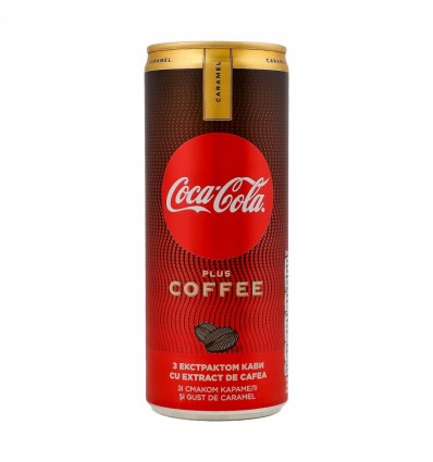 Напиток б/у Coca-Cola Plus Coffee Caramel с/газ 6 х 250мл