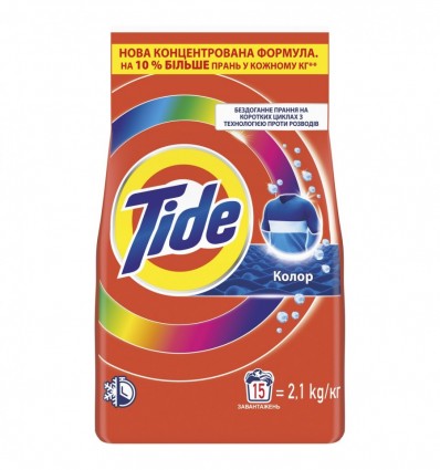 Tide Средство Аква-Пудра Цвет автомат 2.1кг