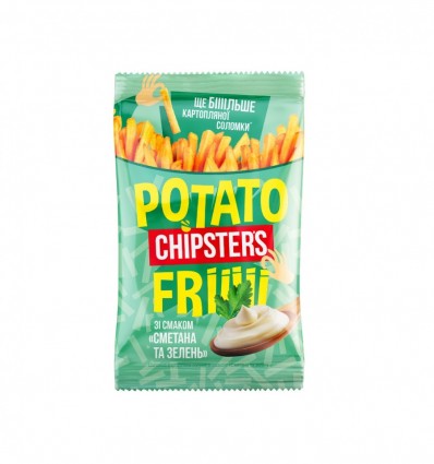 Chipster`s Соломка Сметана и зелень картофельная соленая 70г