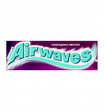 Гумка жувальна Airwaves Смородина-ментол без цукру 14г