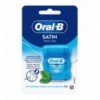Oral-B Нить зубная Satin Tape Ваксд вощеная мята 50м.