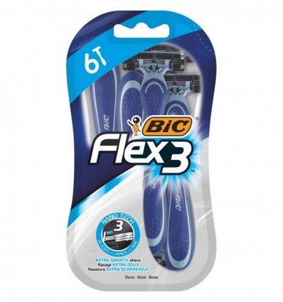 Bic Бритва Flex 3 мужская 3леза 6шт