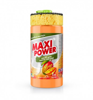 Maxi Power Засіб Манго для миття посуду 1л