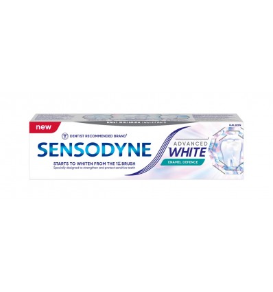 Sensodyne Паста зубна Вдосконалене вибілювання Захист емалі з фтором 0.075л