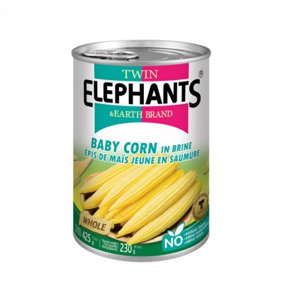 Кукурудза Elephant бейбі ціла у розсолі 425г