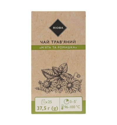 Чай Rioba М`ята-Ромашка 25п