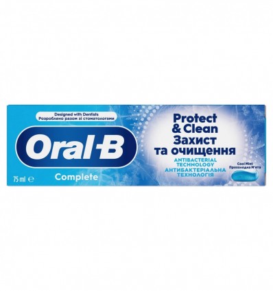 Oral-B Паста зубная Защита и чистота Прохладная мята 0.075л