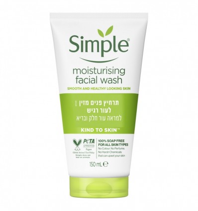 Simple Гель Kind to Skin зволожуючий для вмивання 0.15л