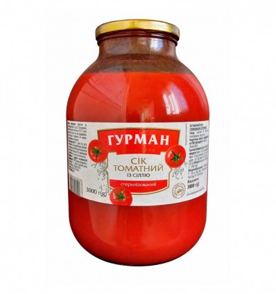 Гурман Сок томатный с солью 3л