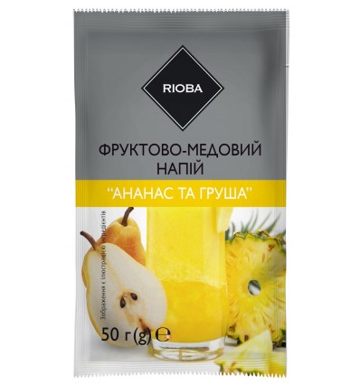 Напій Rioba Ананас-груша 50г