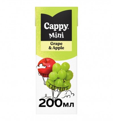 Нектар Cappy Mini Виноград-яблуко 200мл