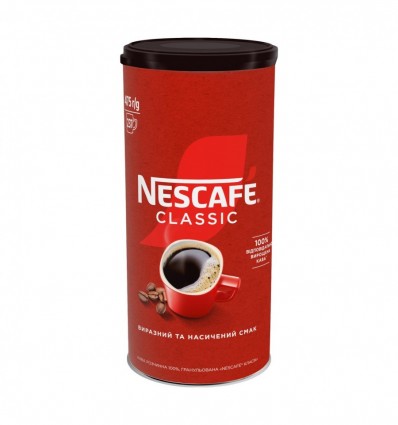 Кофе Nescafe Classic растворимый гранулированный 475г