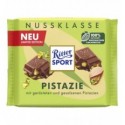 Ritter Sport Шоколад молочний з підсмаженими солоними шматочками фісташок 100г