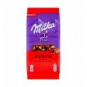 Milka Шоколад Екстра молочний з мигдалем, журавлиною та кіноа 18 x 130г