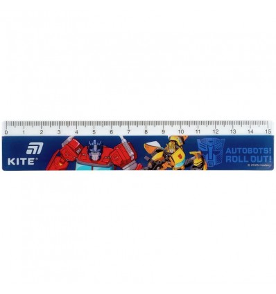 Лінійка пластикова TF26-090, 15см