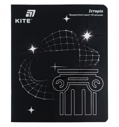 Тетрадь предметн. 48 л., клетка, софт тач+УФ, Lumen, история , K26-240-4