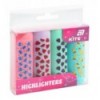 Маркер Highlighter, Kite K26-445-2, набор 4-х, пастель