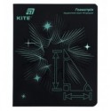 Зошит предметн. 48 арк., клітинка, софт тач+УФ, Lumen, геометрія , K26-240-1