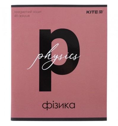 Тетрадь предметн. 48 л., клетка, софт т.УФ лак,Letters физика , K24-240-7
