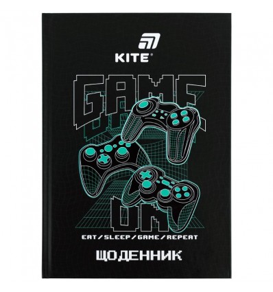 Щоденник шкільний, тверда обкл, Game on , K26-262-5