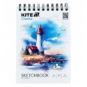Скетчбук для акварелі, A5, 20 арк., спіраль, Kite Creative , K-1283