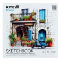 Скетчбук для робіт маркерами,21*21см, 30 арк., Kite Creative , K-1282