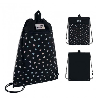 Сумка для взуття Kite 601M Black&Silver , K26-601M-14