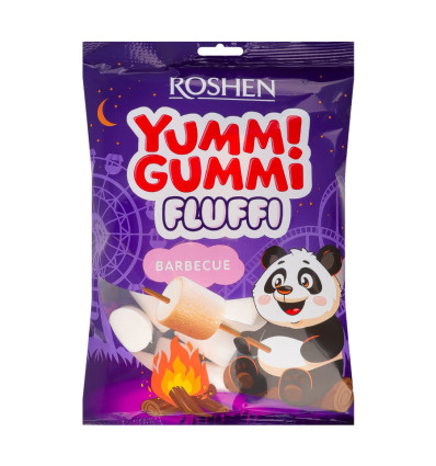 Roshen Маршмелоу Yummi Gummi Fluffi Барбекю 200г