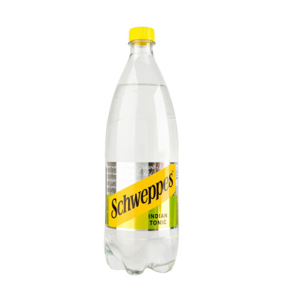 Напій б/а Schweppes Indian Tonic сильногазований на ароматизаторах 1л