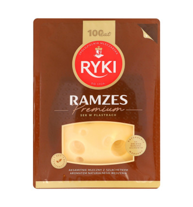 Ryki Сир Рамзес копчений сичужний дозріваючий порційний 45% 300г