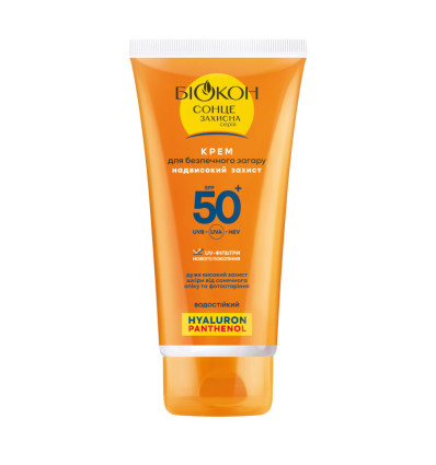 Біокон Крем Надвисокий захист для безпечного загару SPF-50+ 160мл