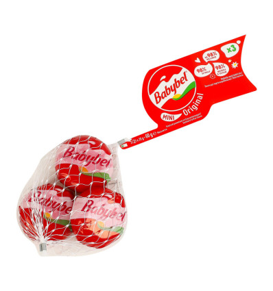 Babybel Сыр Mini Оригинальный полужесткий 45% 3 x 20г