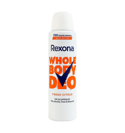 Дезодорант Rexona Цитрусовая свежесть для тела аэрозоль 150мл