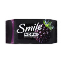 Smile Салфетки влажные черные с ароматом ежевики 50шт